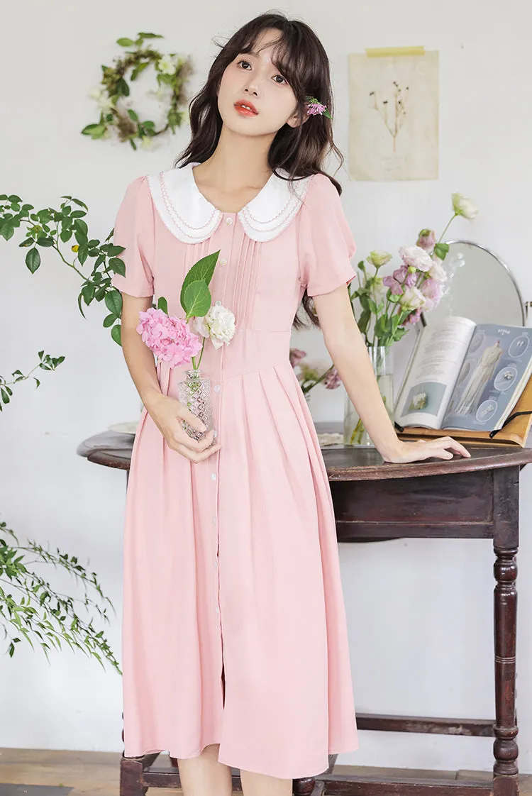 Three's A Charm Button Up Dress (2 Colors)
