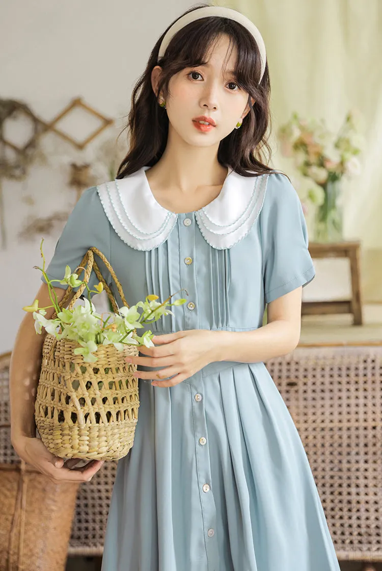 Three's A Charm Button Up Dress (2 Colors)