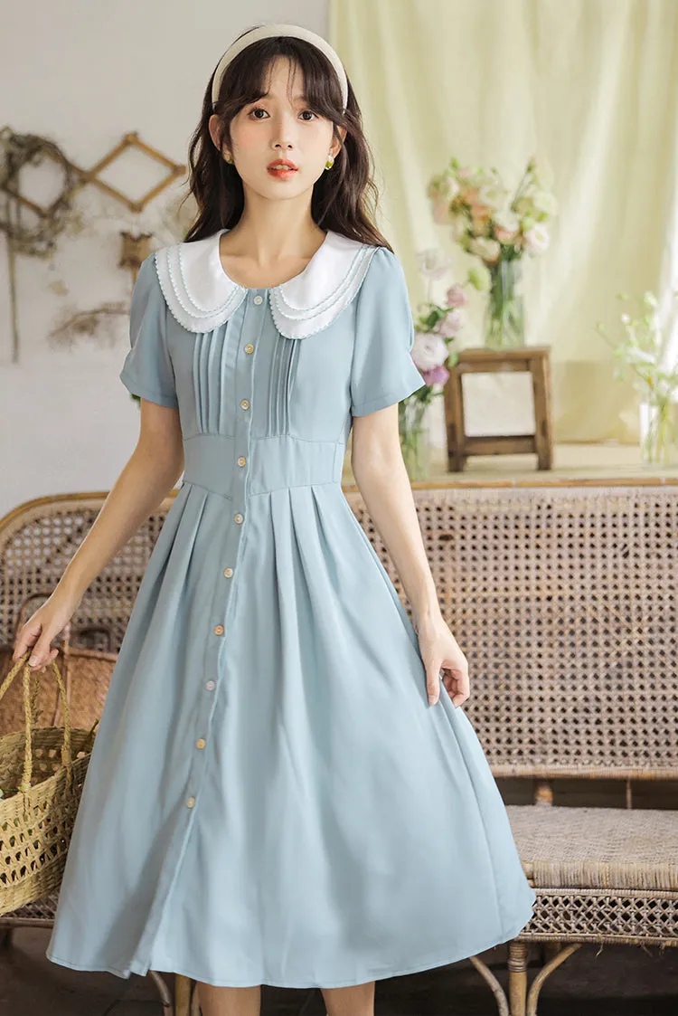 Three's A Charm Button Up Dress (2 Colors)