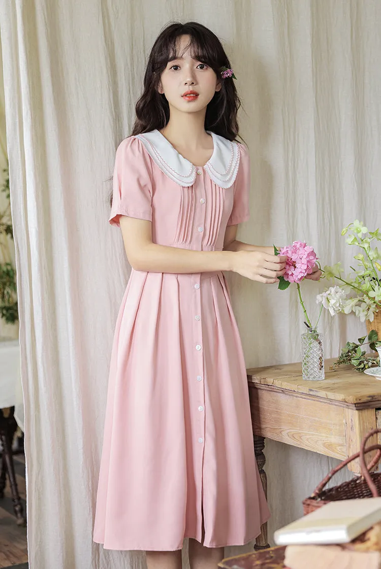 Three's A Charm Button Up Dress (2 Colors)