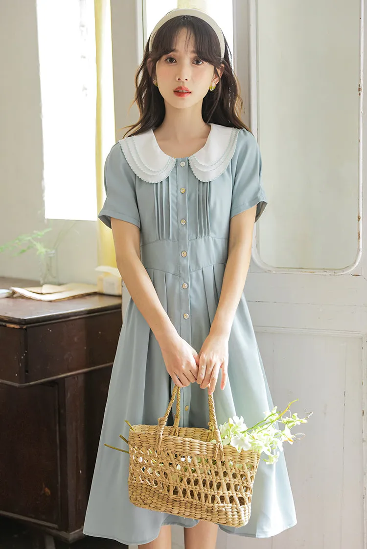 Three's A Charm Button Up Dress (2 Colors)