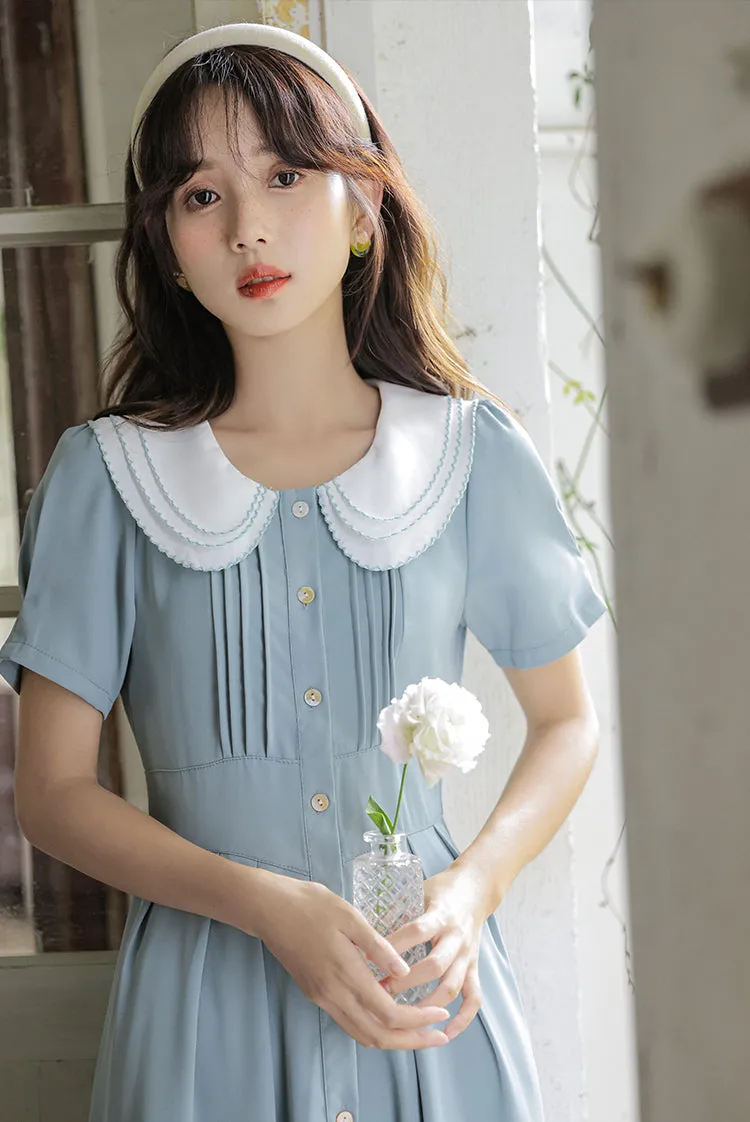 Three's A Charm Button Up Dress (2 Colors)