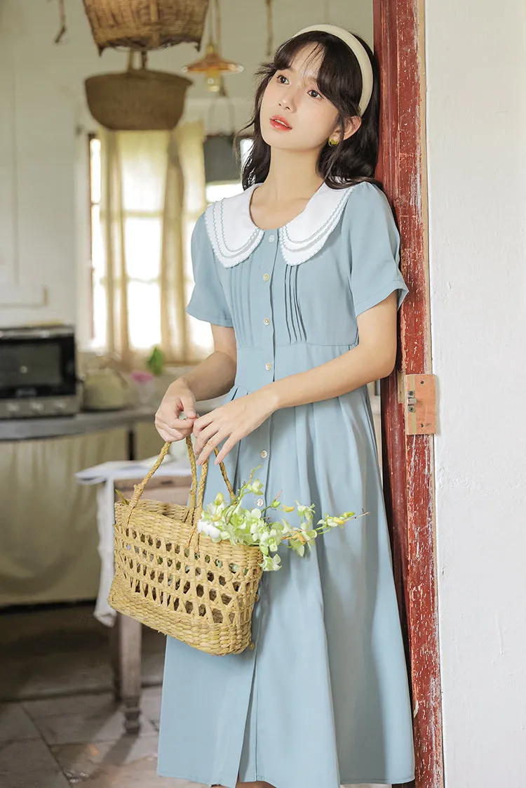 Three's A Charm Button Up Dress (2 Colors)