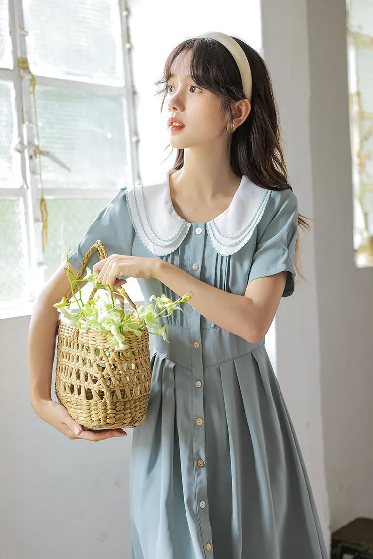 Three's A Charm Button Up Dress (2 Colors)