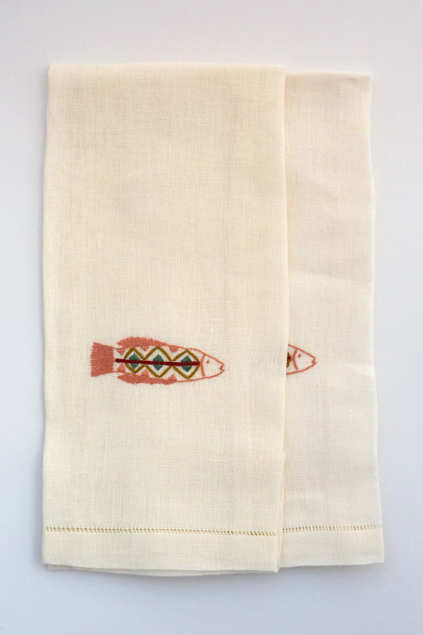 Tilapia Guest Towel Set/2