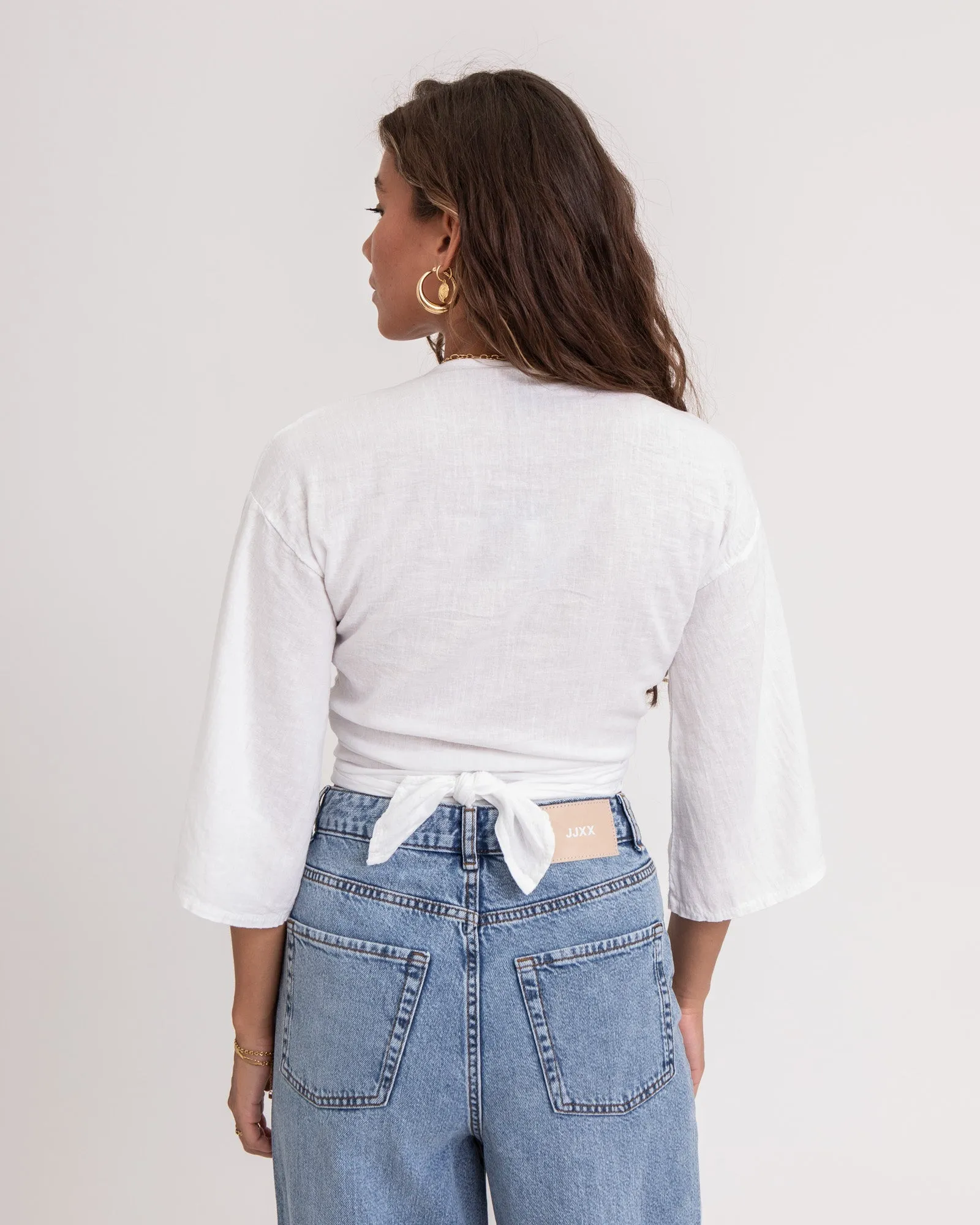 TILTIL Sunny Linen Top White