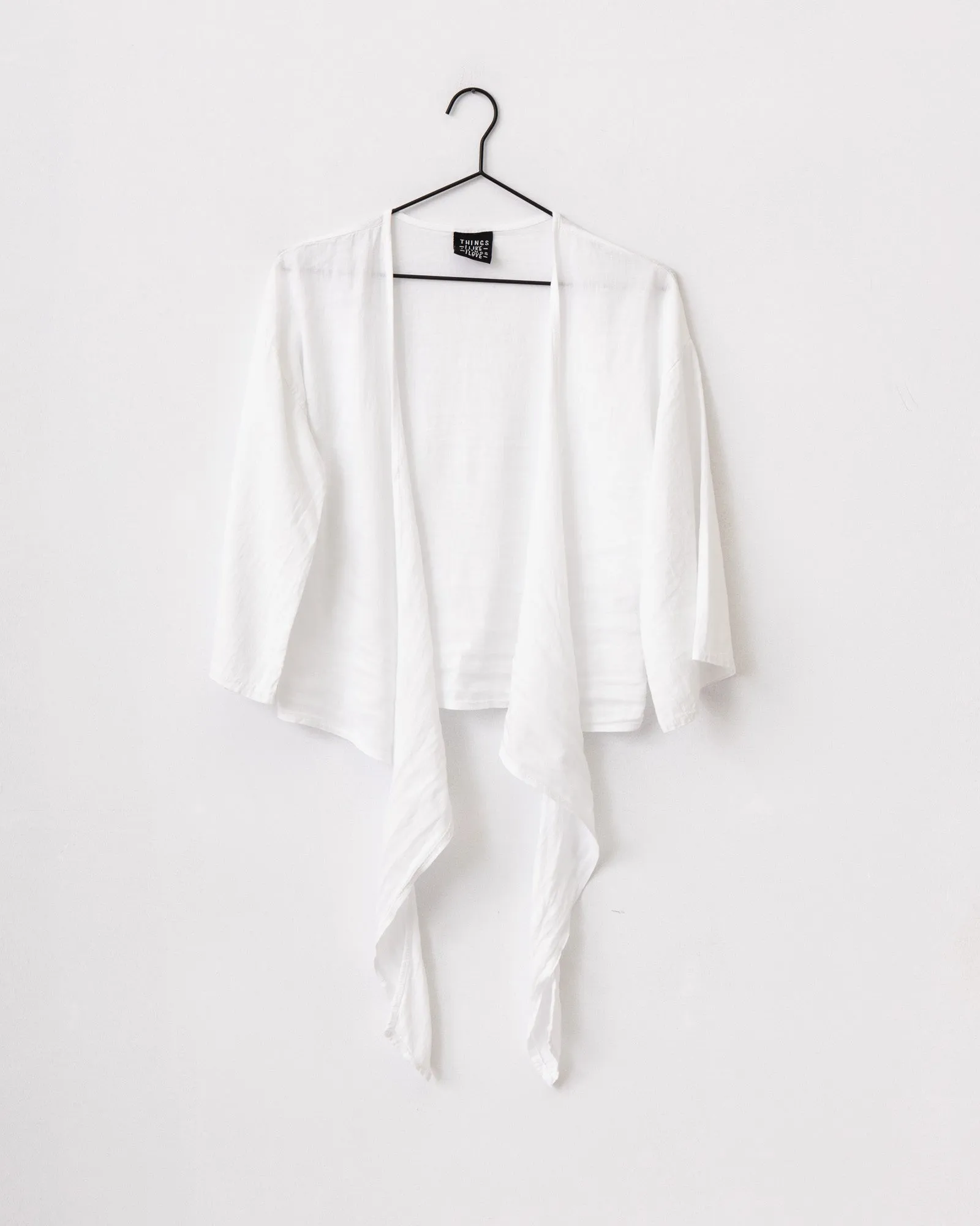 TILTIL Sunny Linen Top White