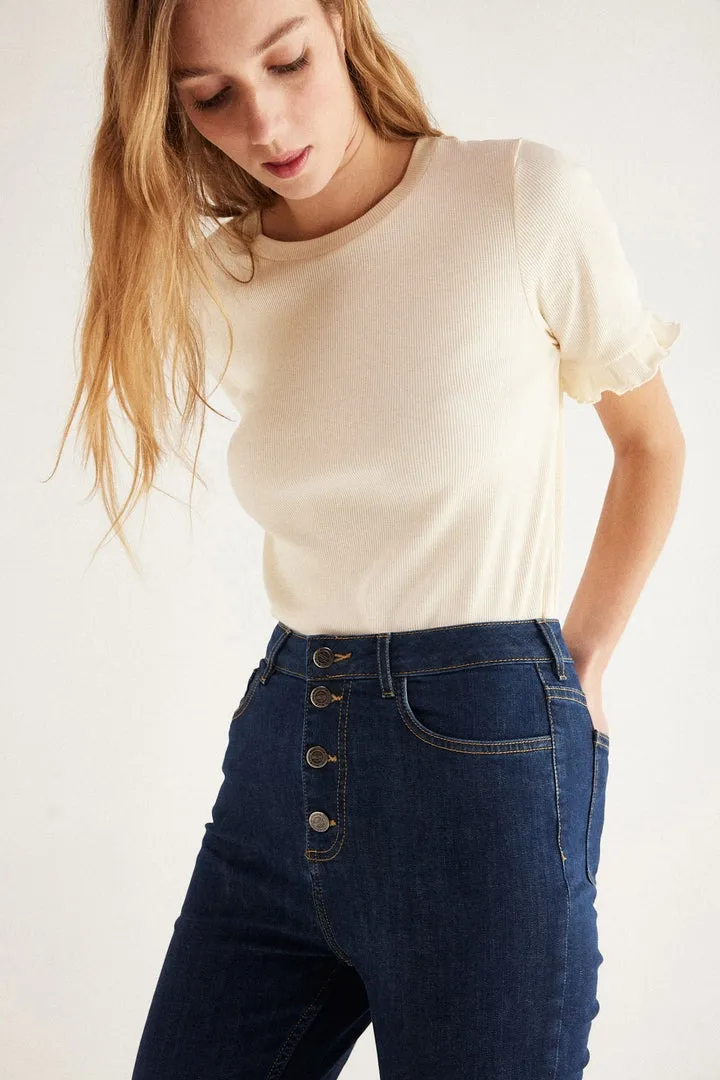 Top Martine écru