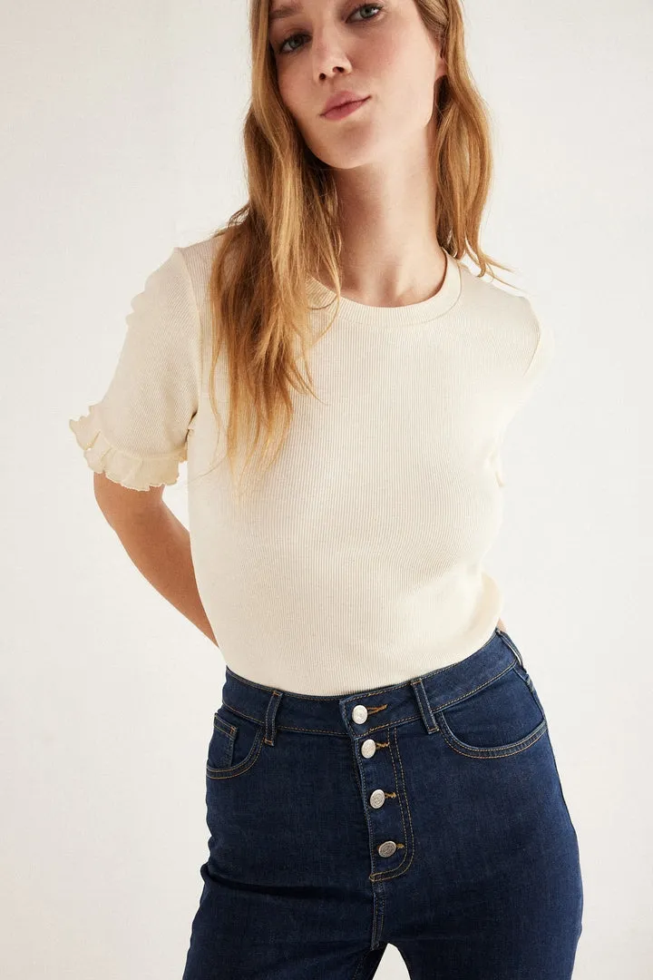 Top Martine écru