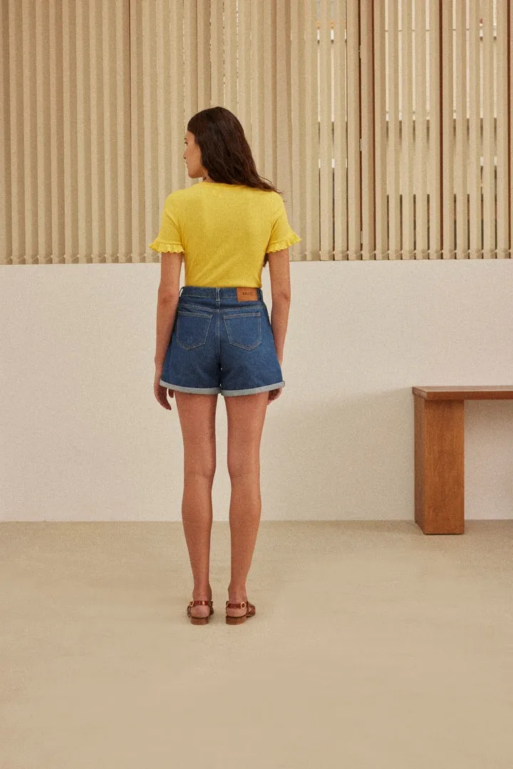 Top Martine jaune