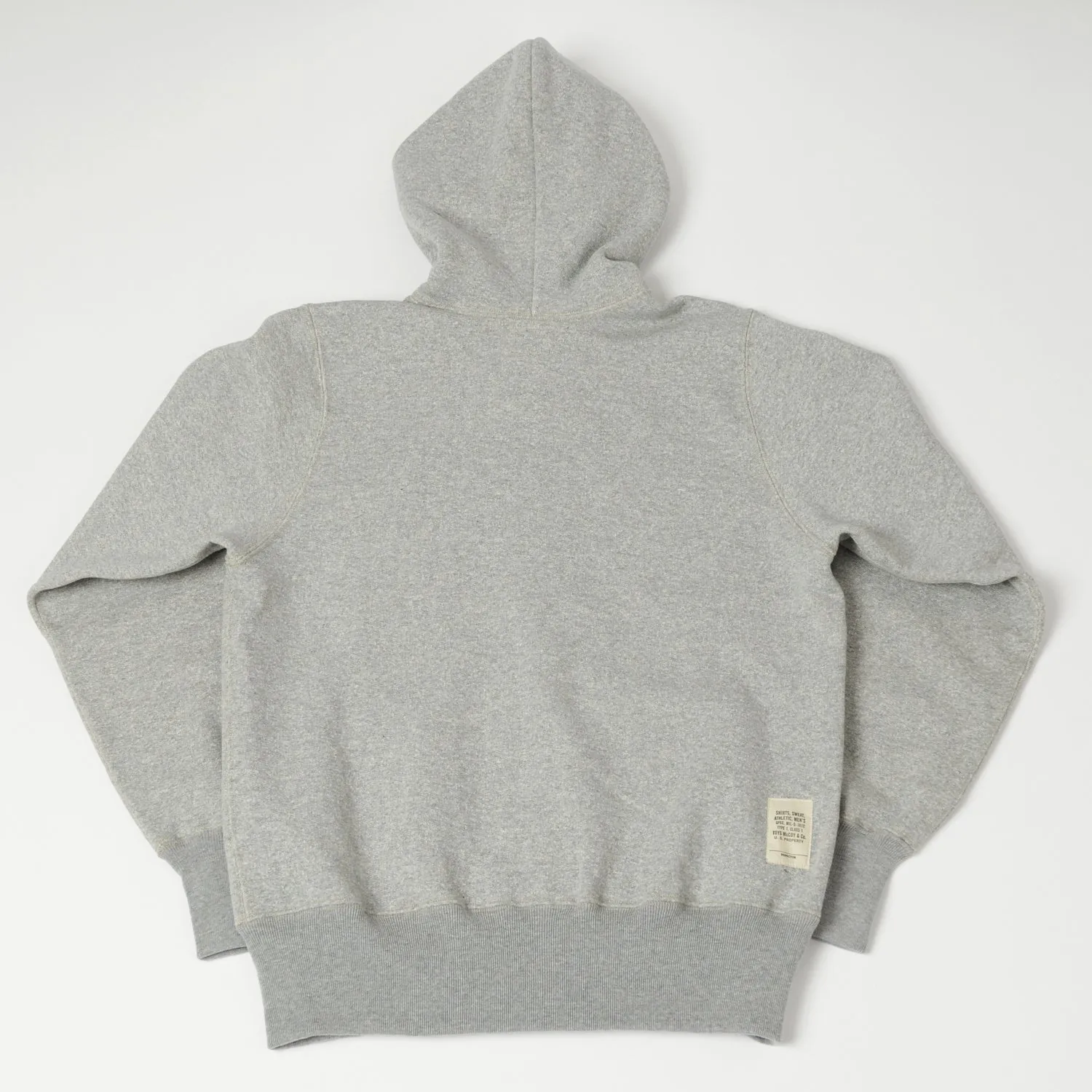 TOYS McCOY TMC2271 USAF Print Zip Hoodie - Heather Grey