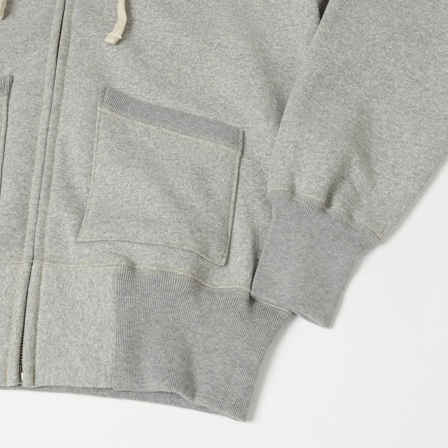 TOYS McCOY TMC2271 USAF Print Zip Hoodie - Heather Grey