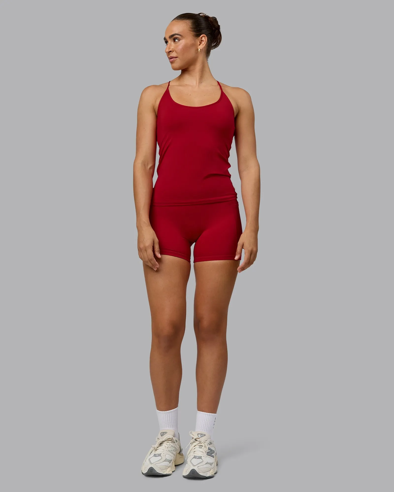 Transition CloudFLX Shelf Bra Tank - Cherry Red