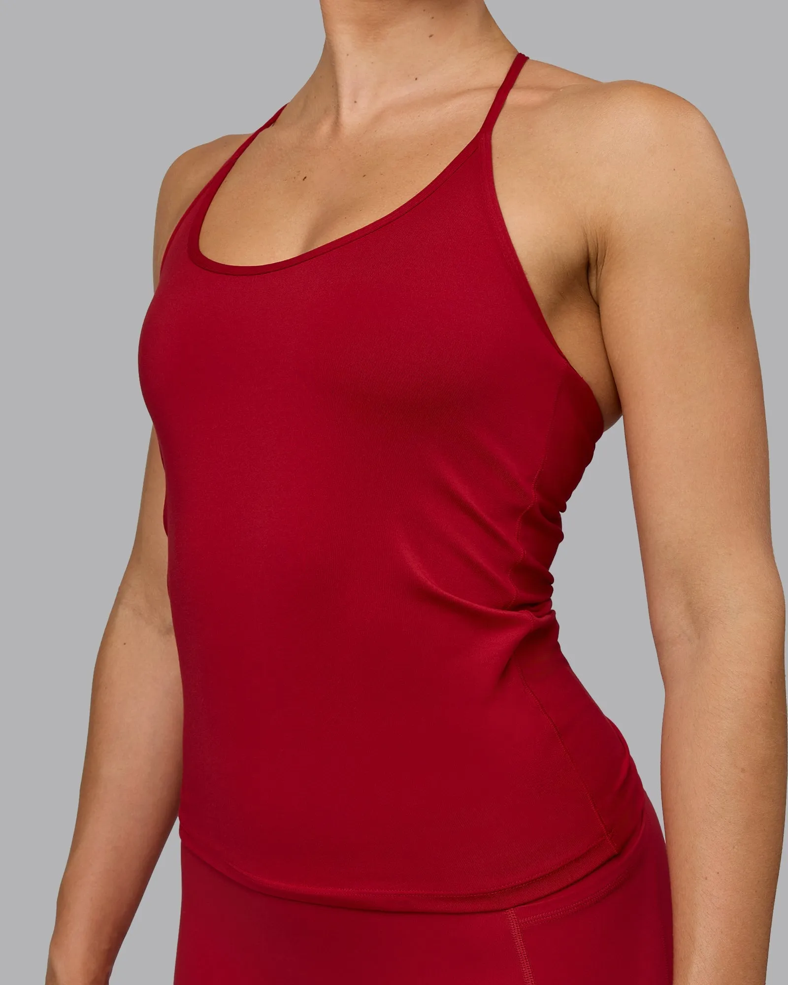 Transition CloudFLX Shelf Bra Tank - Cherry Red