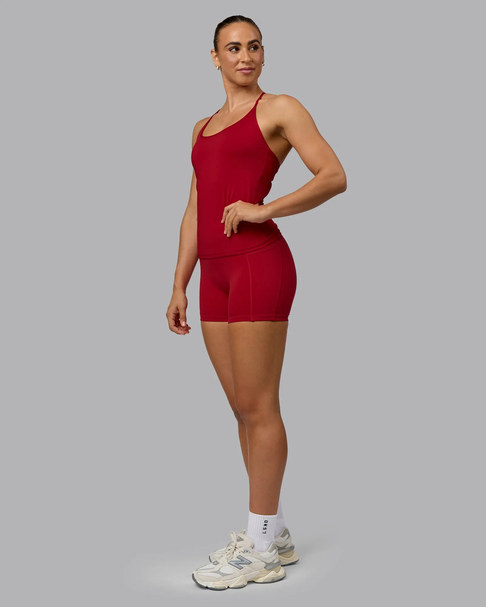 Transition CloudFLX Shelf Bra Tank - Cherry Red