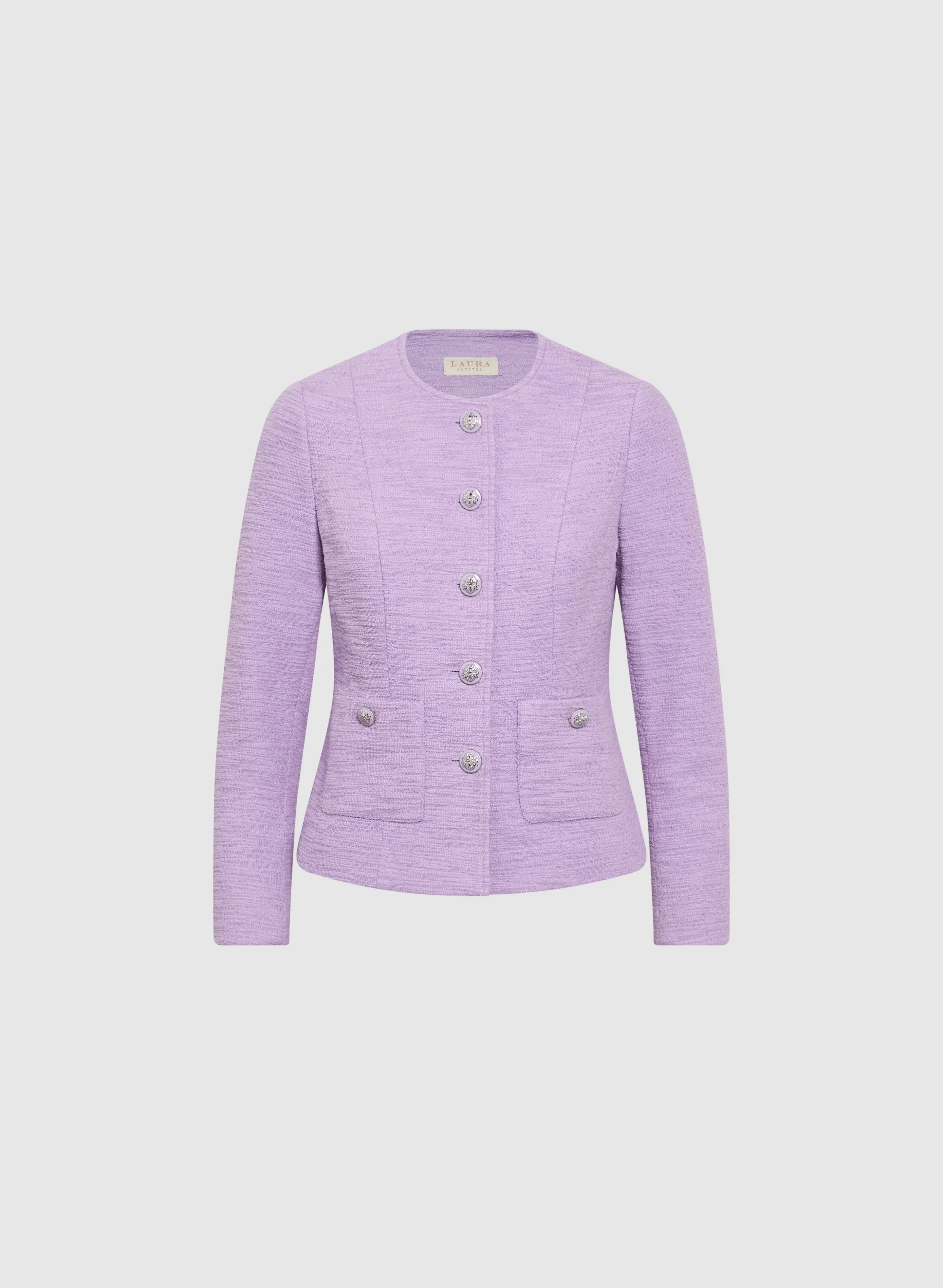 Tweed Button-Down Jacket