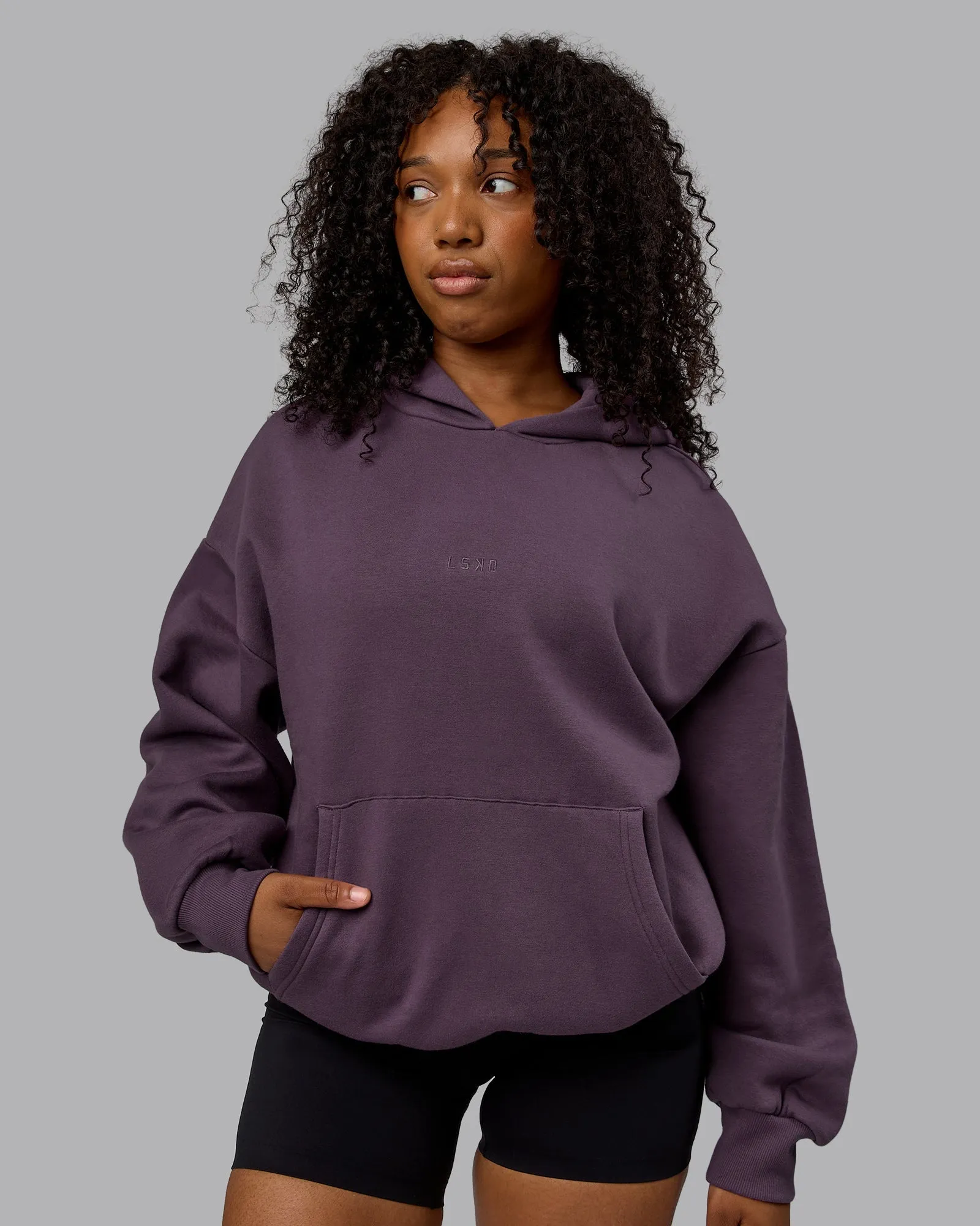 Unisex MVP Hoodie Oversize - Vintage Violet