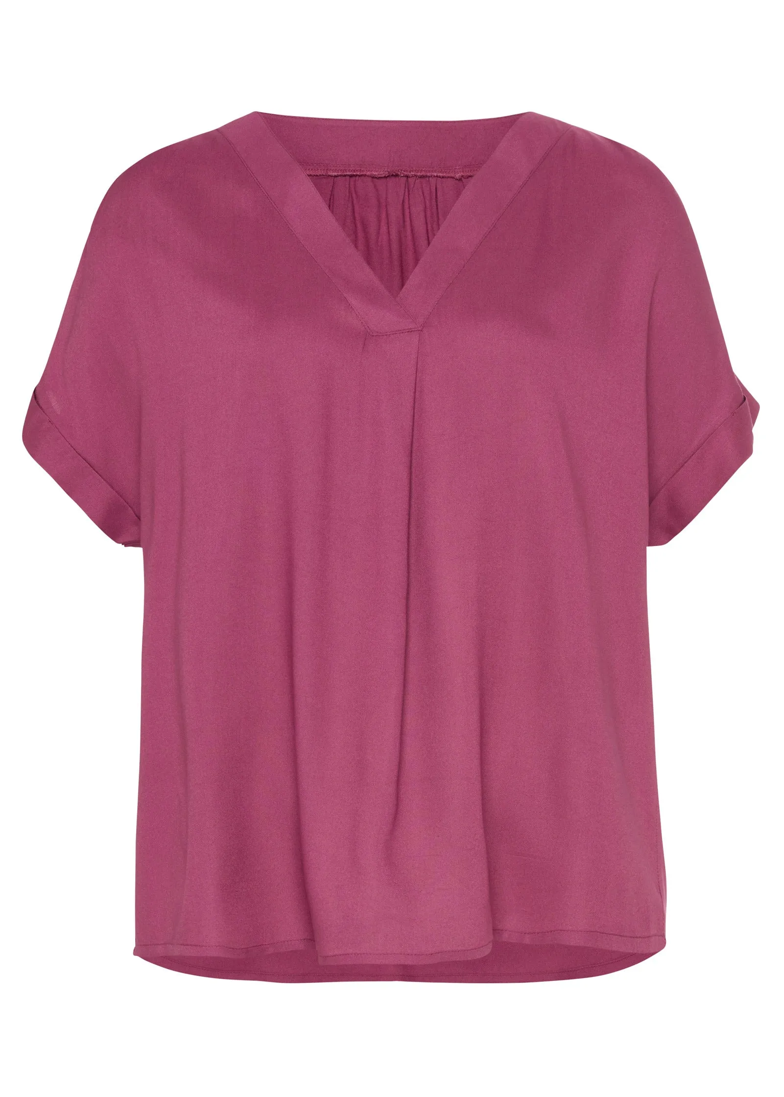 V-Neck Top - Mauve