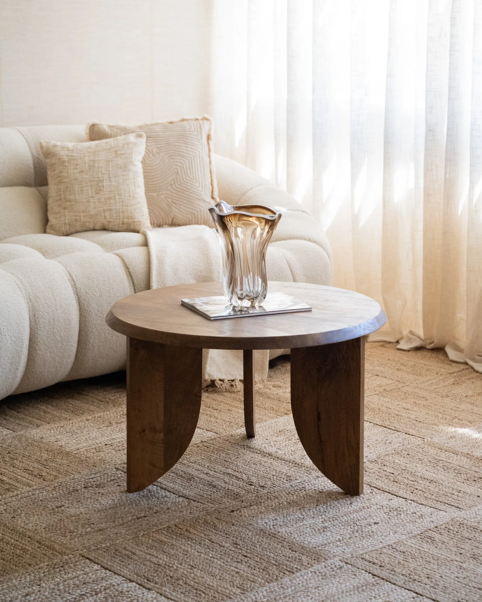 Vase Kazu Glass Brown
