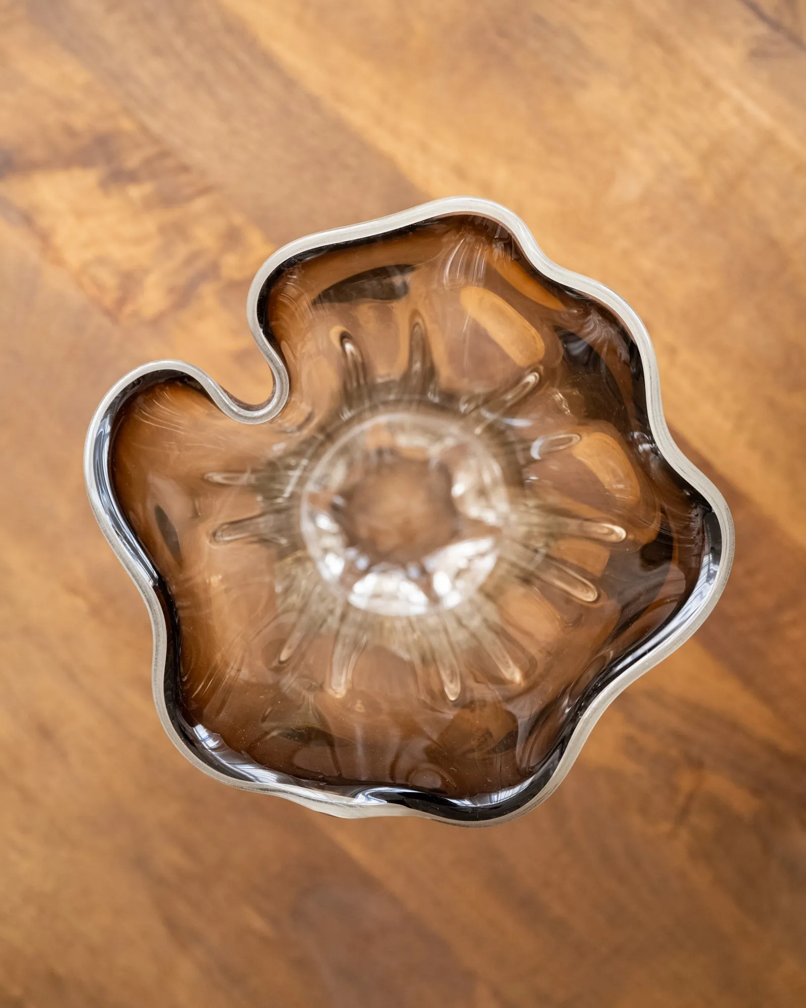 Vase Kazu Glass Brown