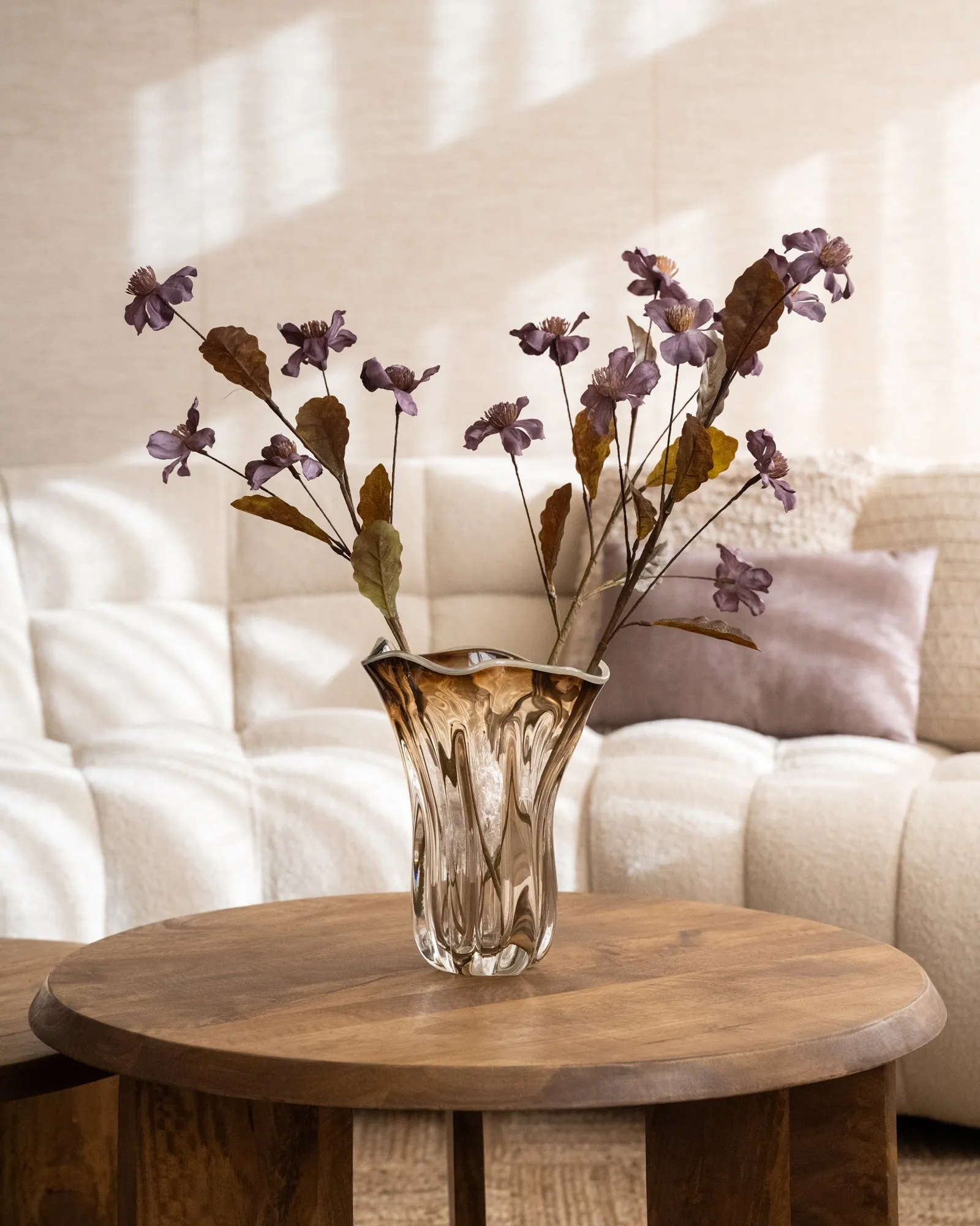 Vase Kazu Glass Brown