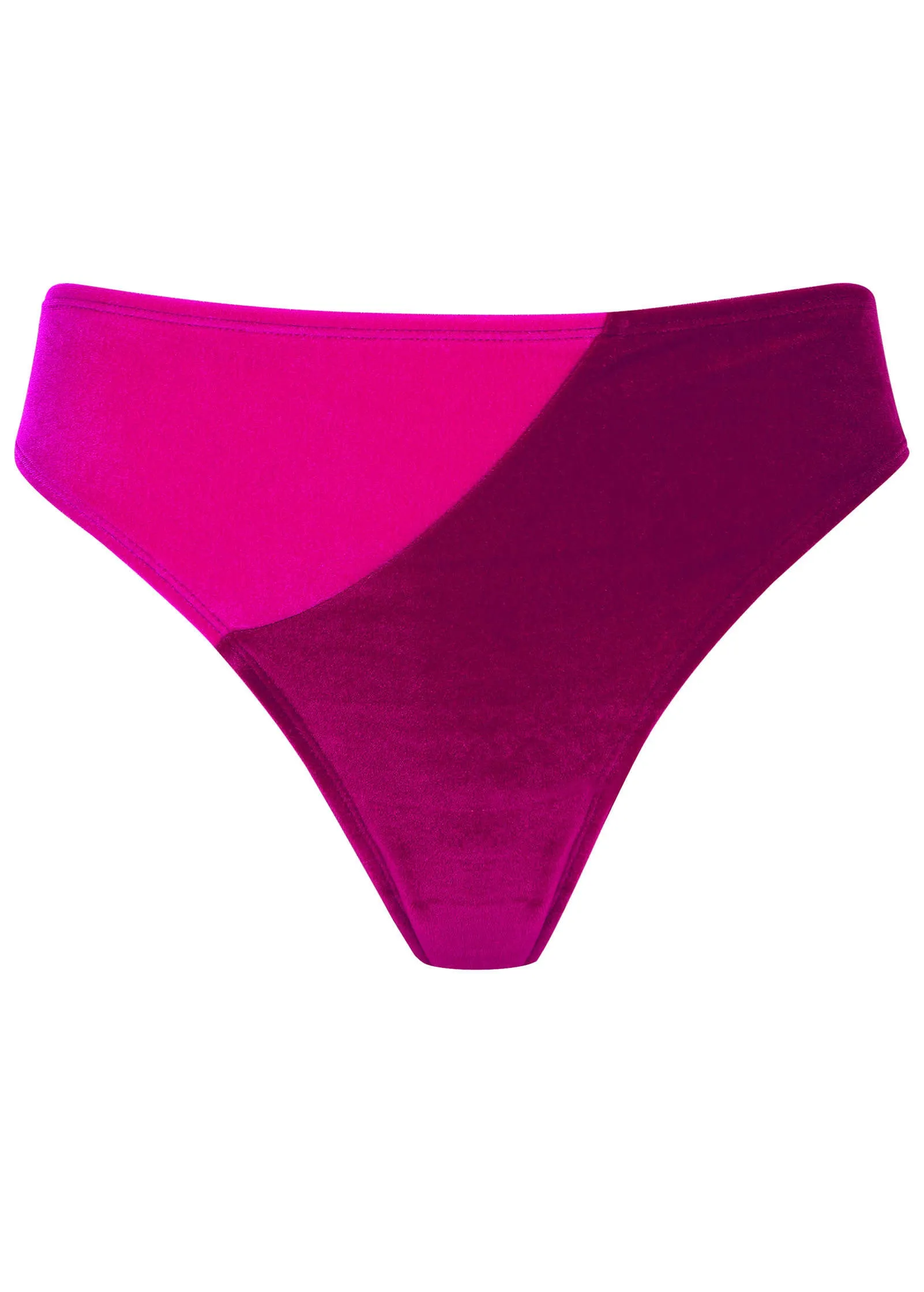 Velvet Fiji Mid Rise Bottom - Pink Crush