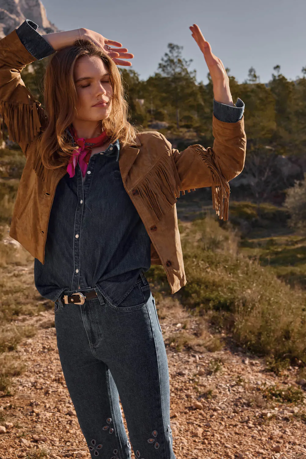 Veste Serena croute camel