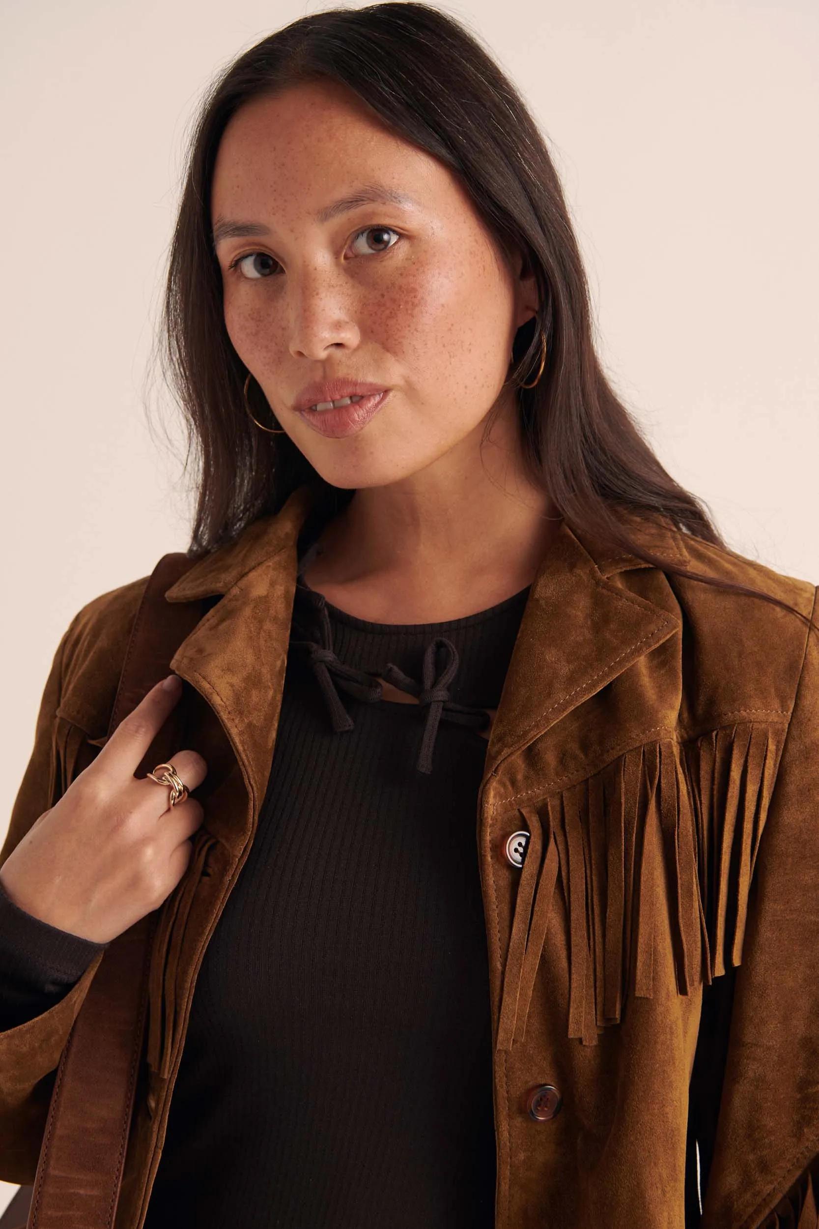 Veste Serena croute camel