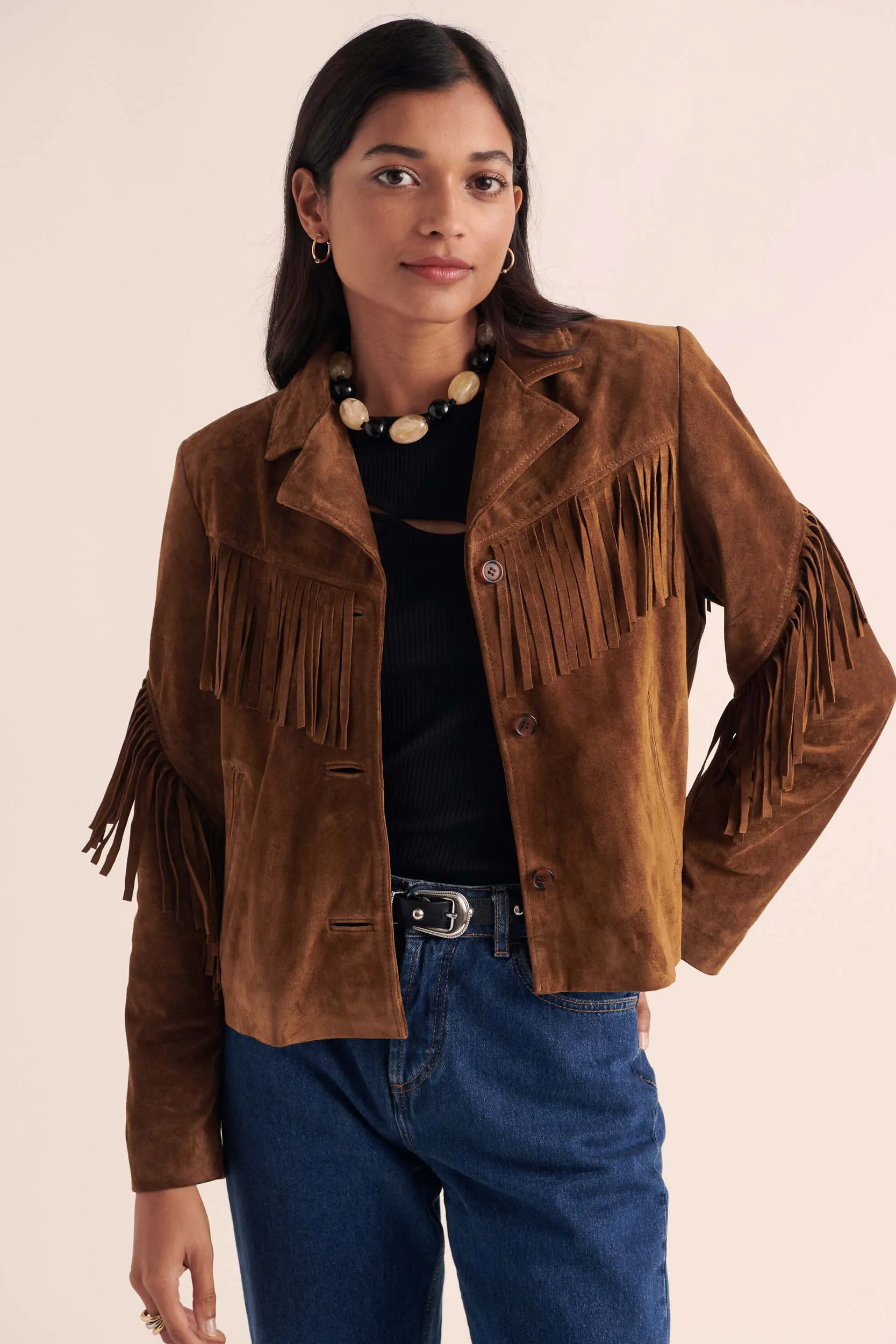 Veste Serena croute camel