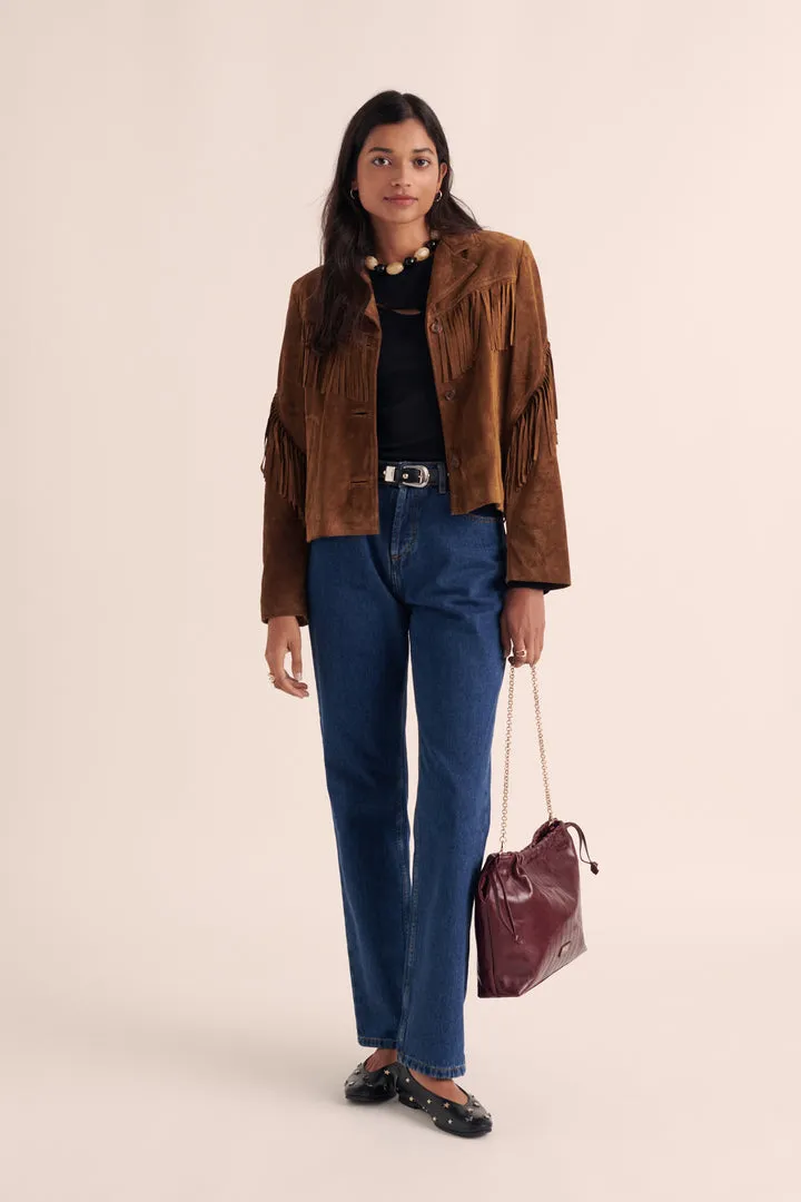 Veste Serena croute camel