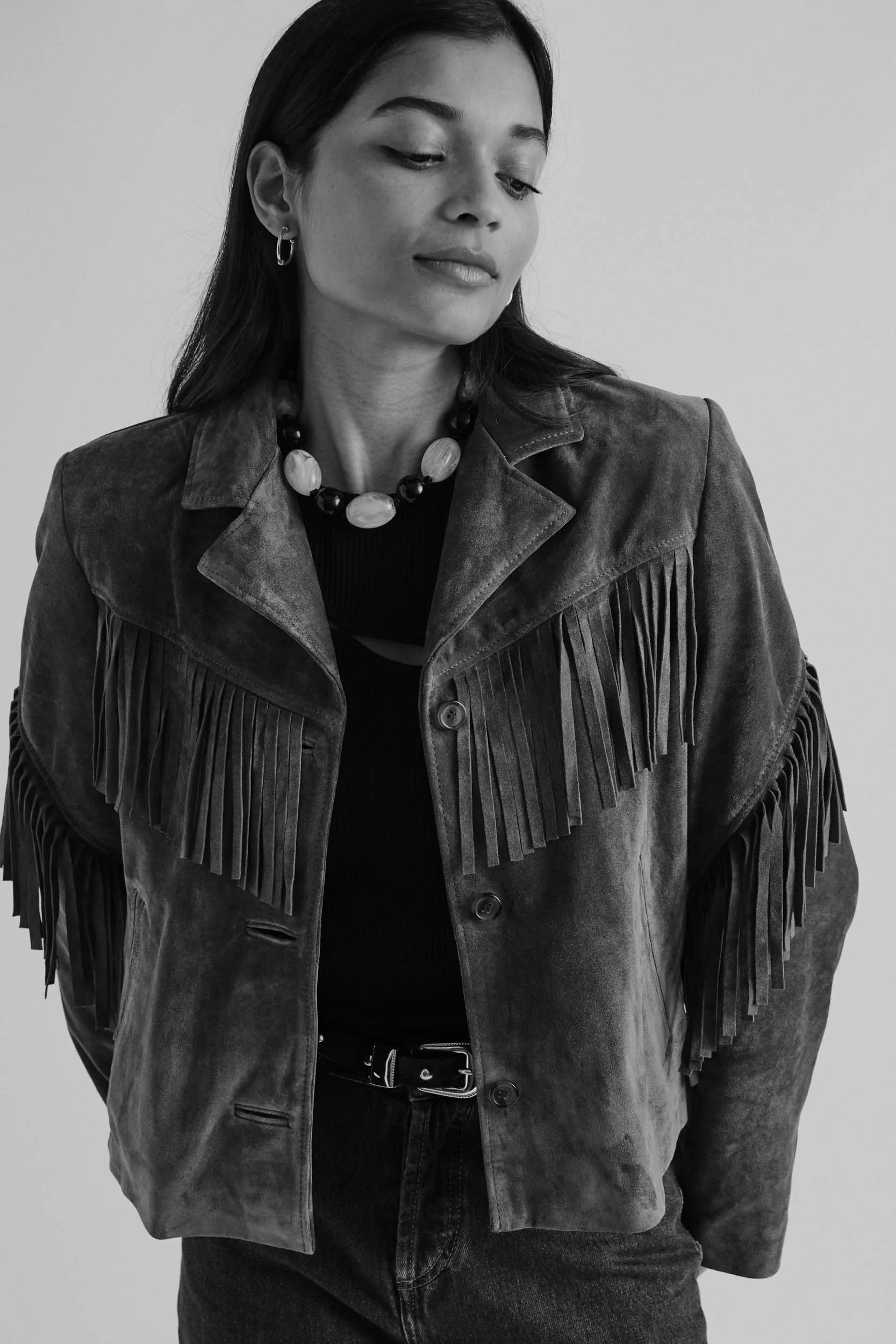 Veste Serena croute camel
