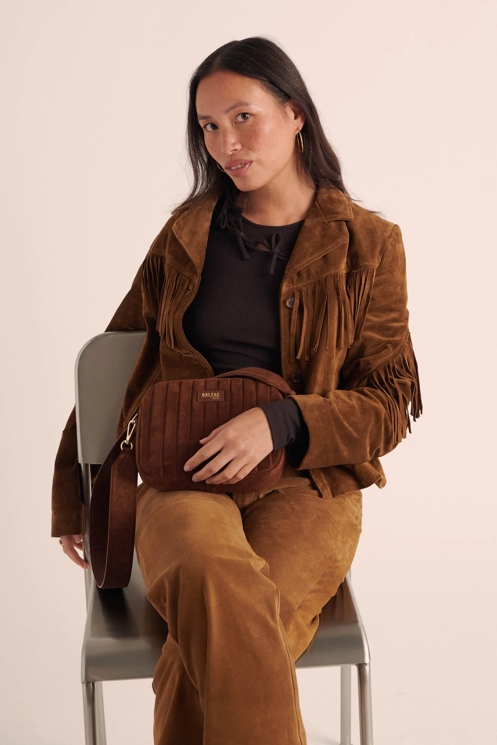 Veste Serena croute camel