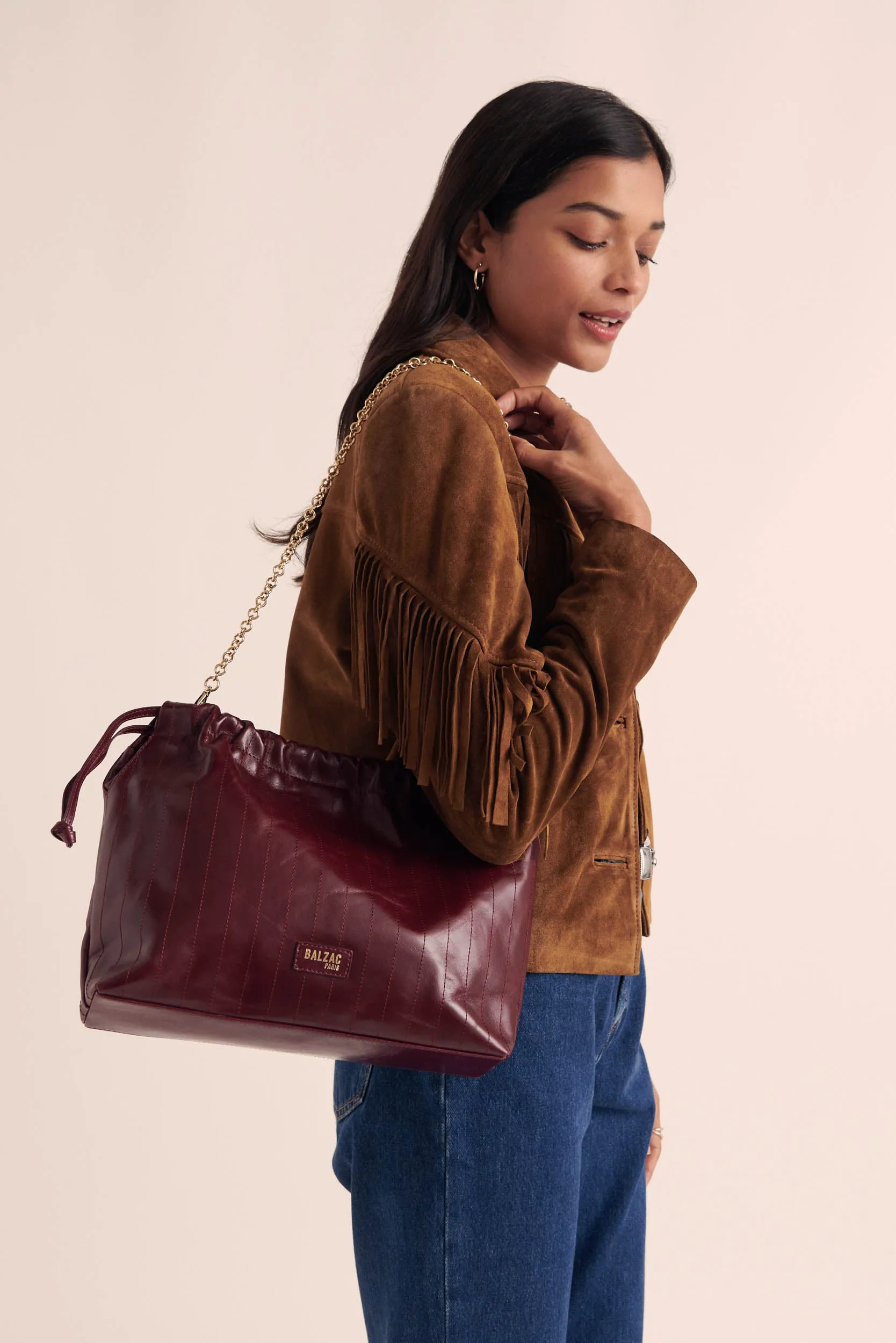 Veste Serena croute camel