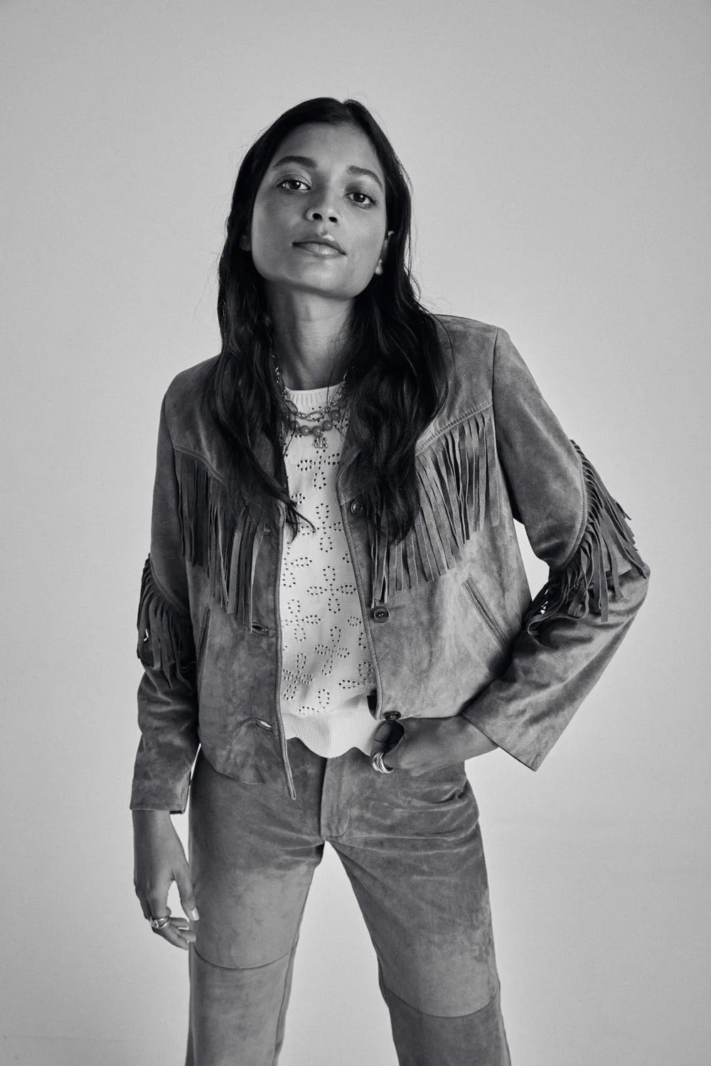 Veste Serena croute camel