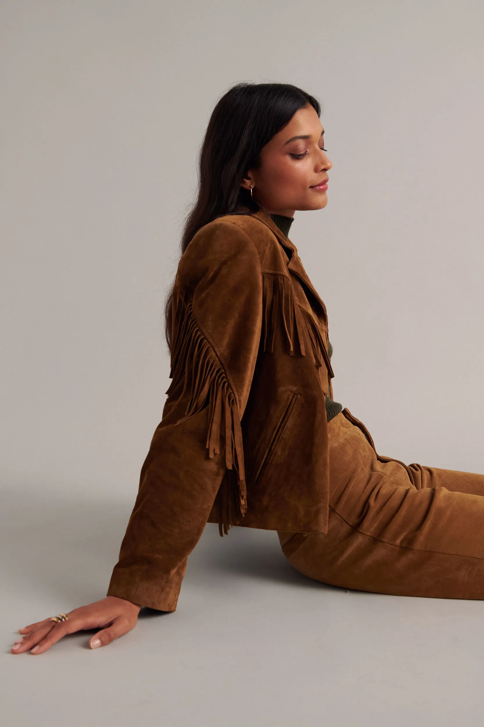 Veste Serena croute camel