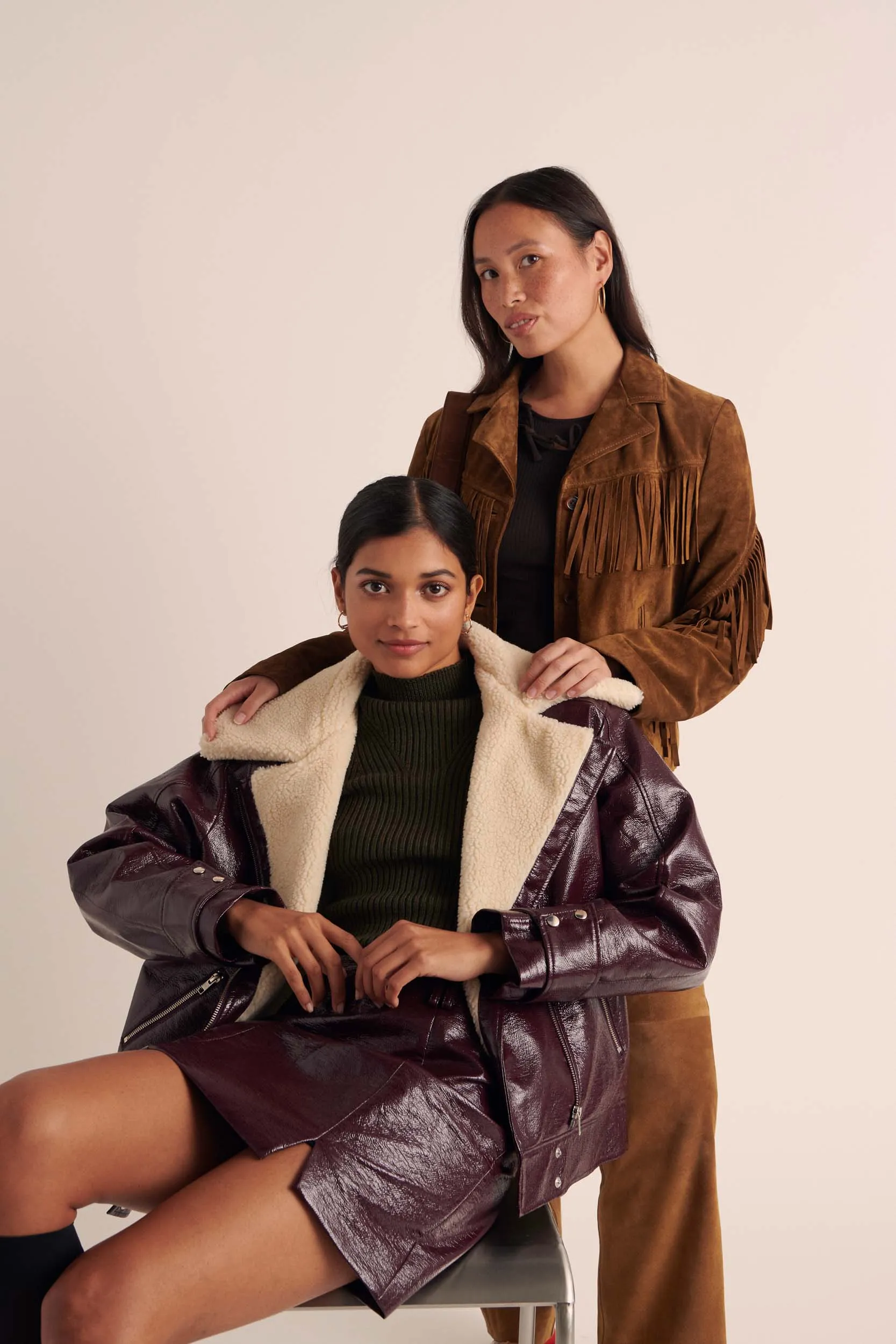 Veste Serena croute camel