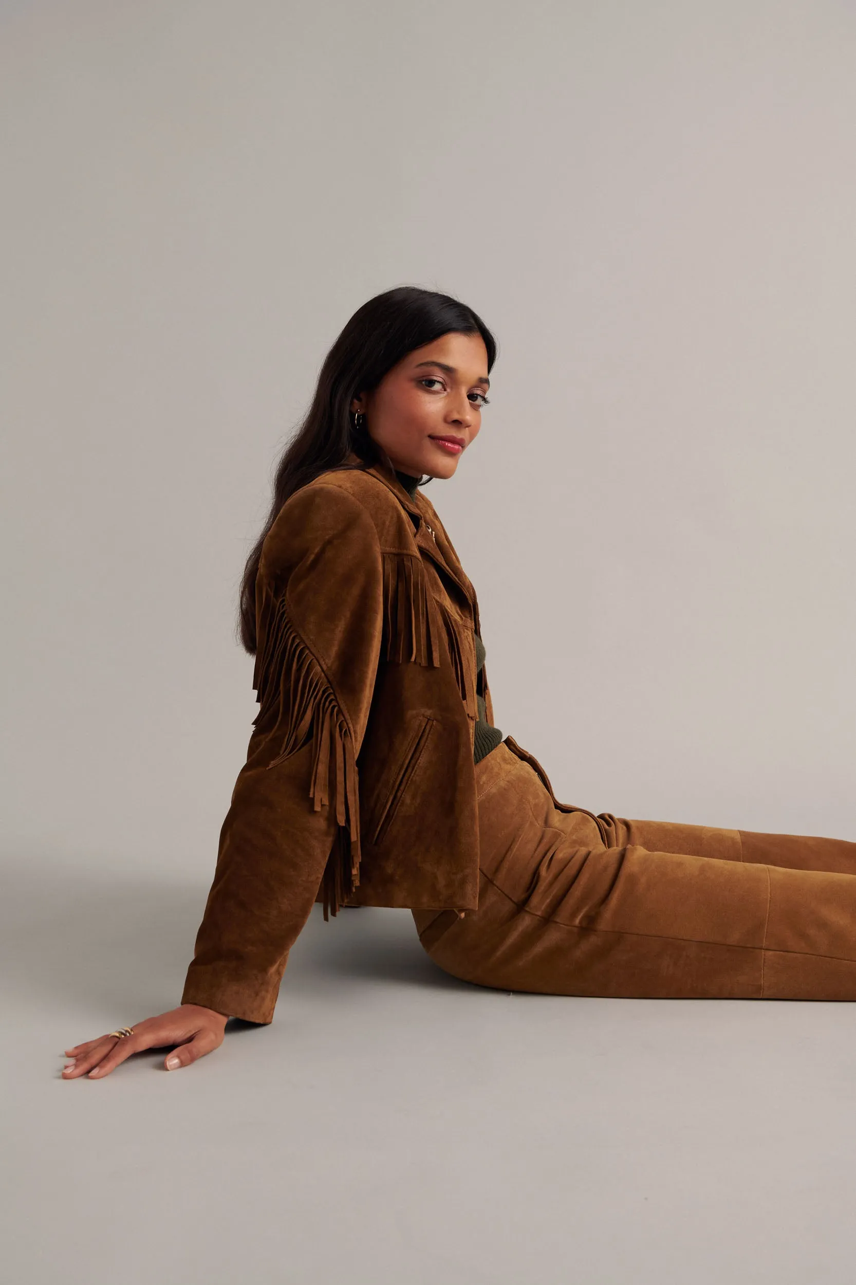 Veste Serena croute camel