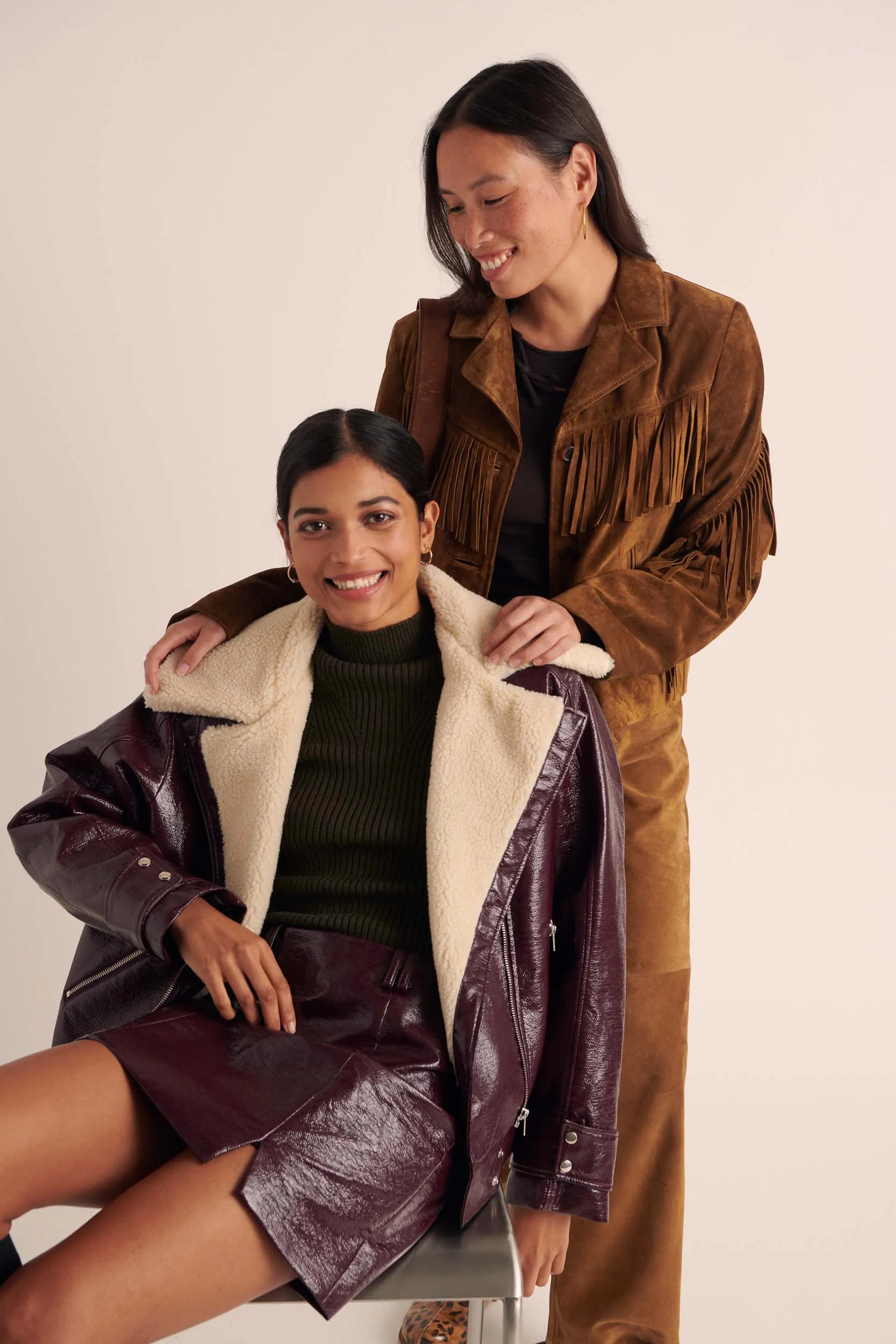 Veste Serena croute camel