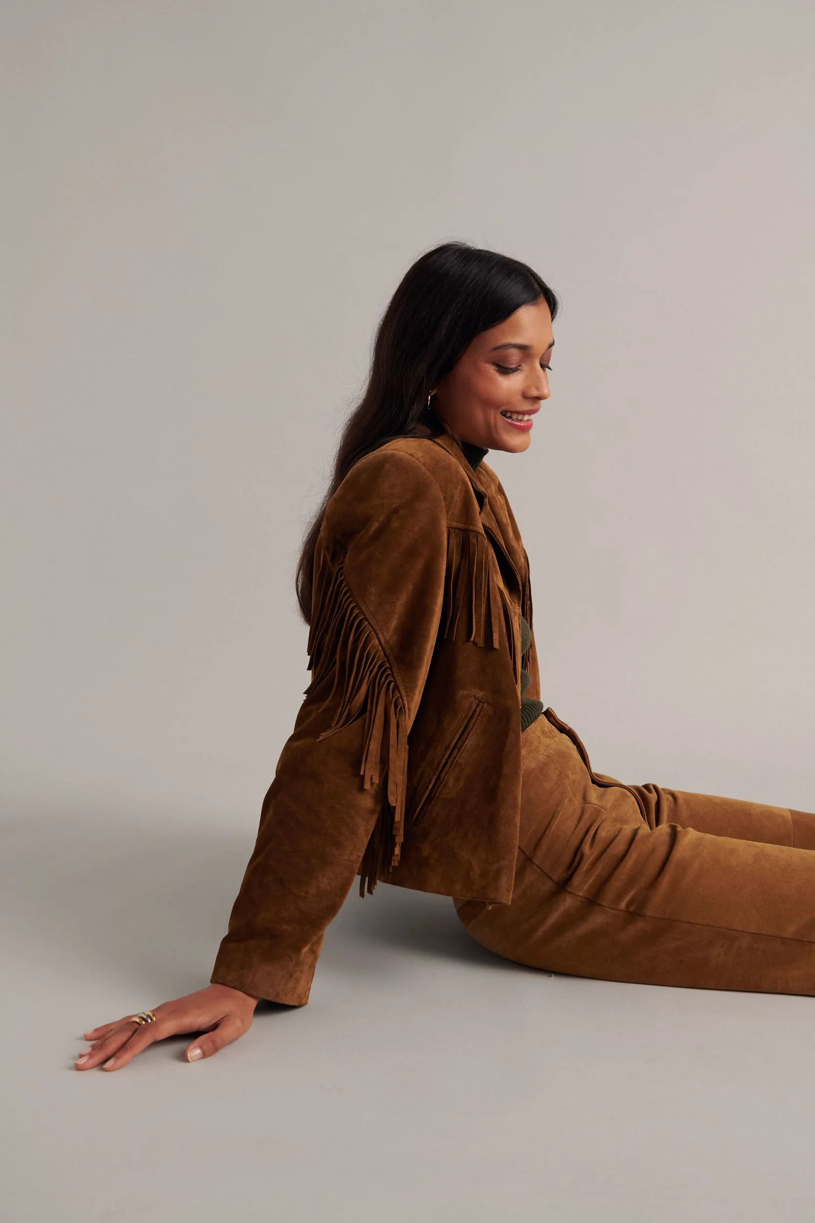 Veste Serena croute camel