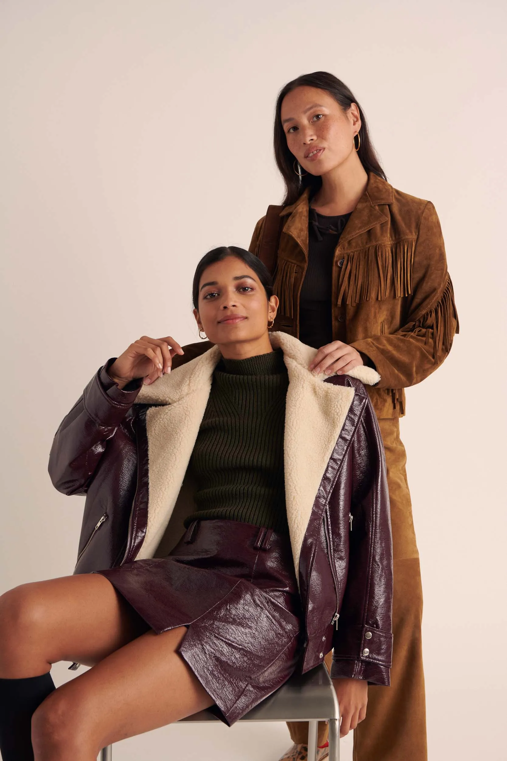 Veste Serena croute camel
