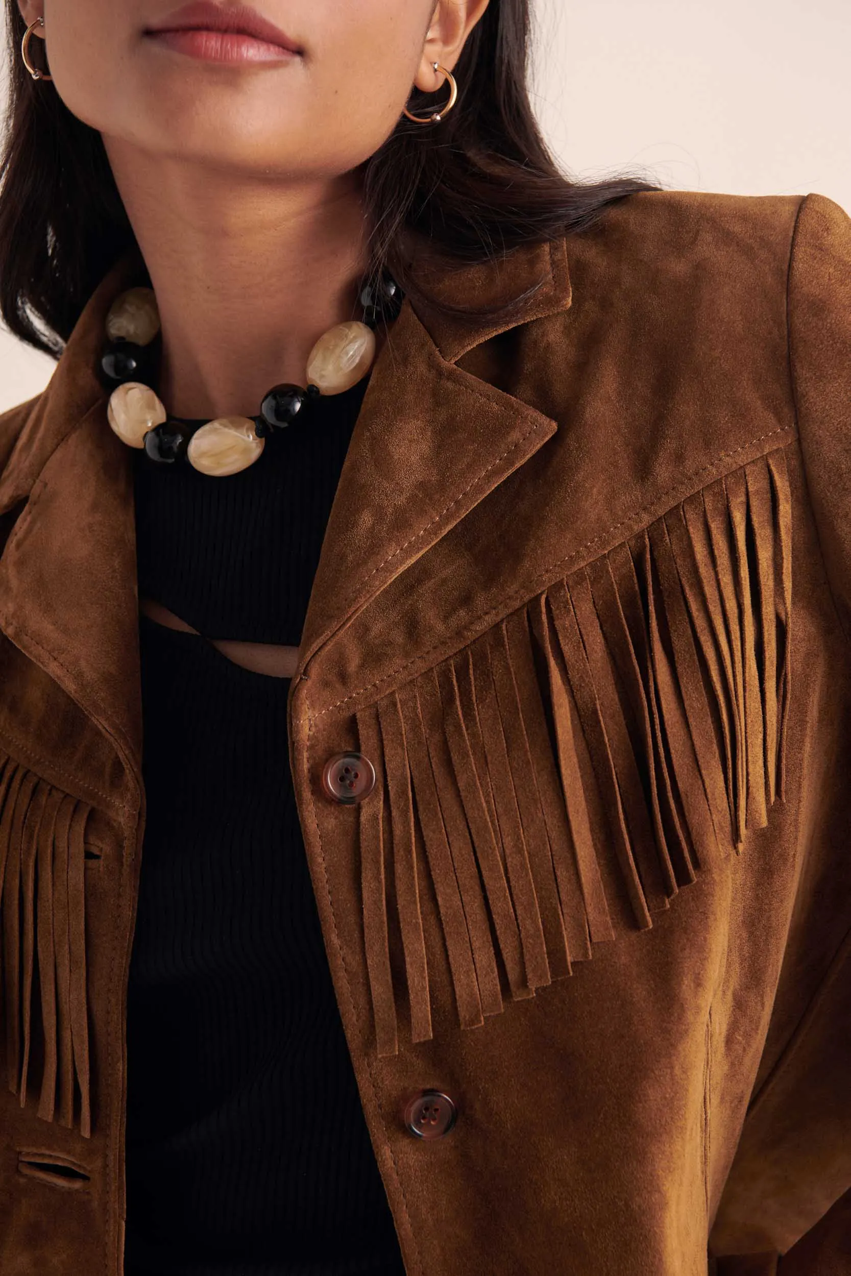 Veste Serena croute camel