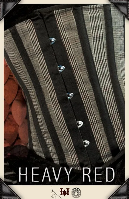 Victorian Plaid Waist Corset