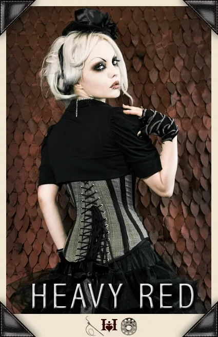 Victorian Plaid Waist Corset