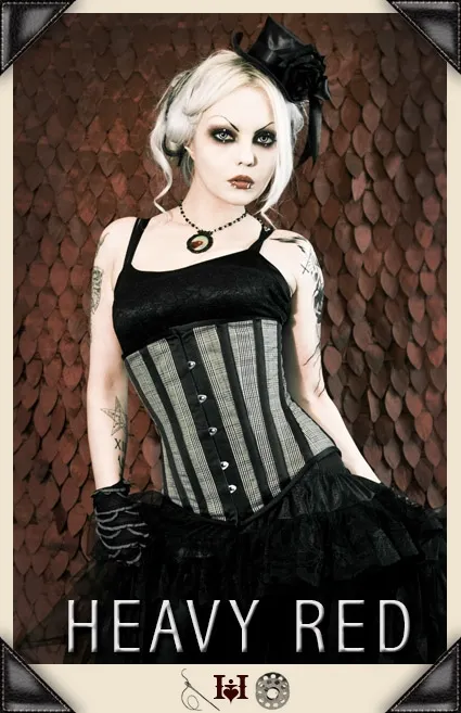 Victorian Plaid Waist Corset