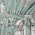Vintage Floral Long Sleeve Skater Dress