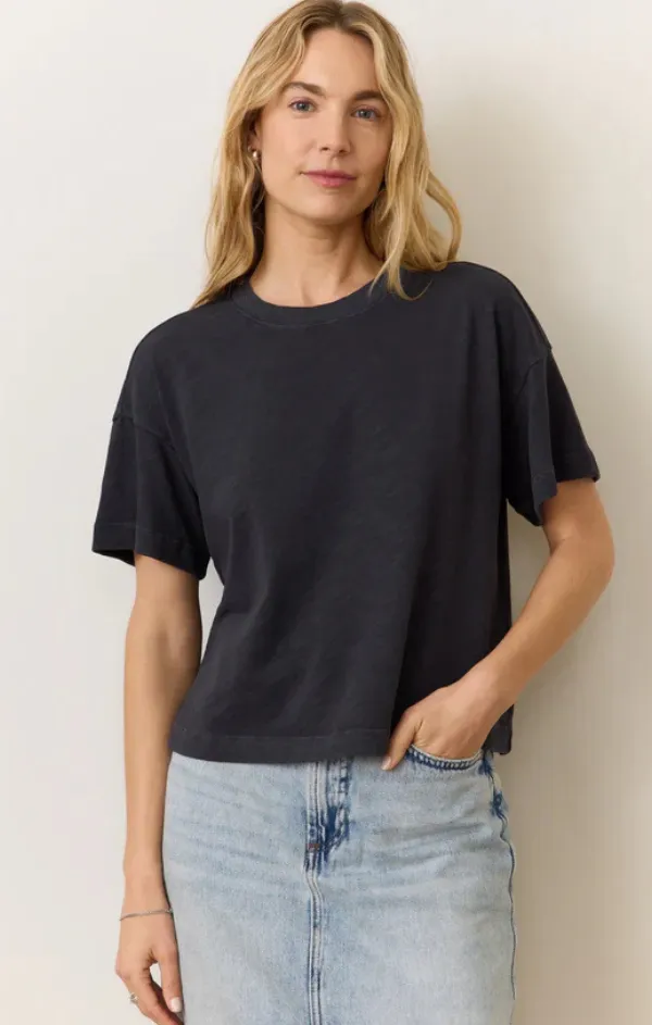 Vintage Slub Crop Tee