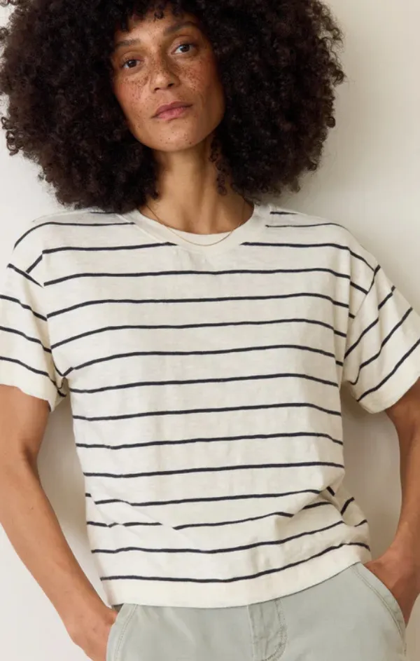 Vintage Slub Crop Tee