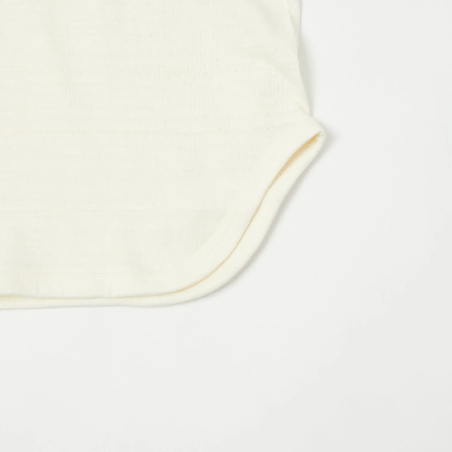 Warehouse & Co 4800 'North Shore' Baseball Tee - Cream/Navy