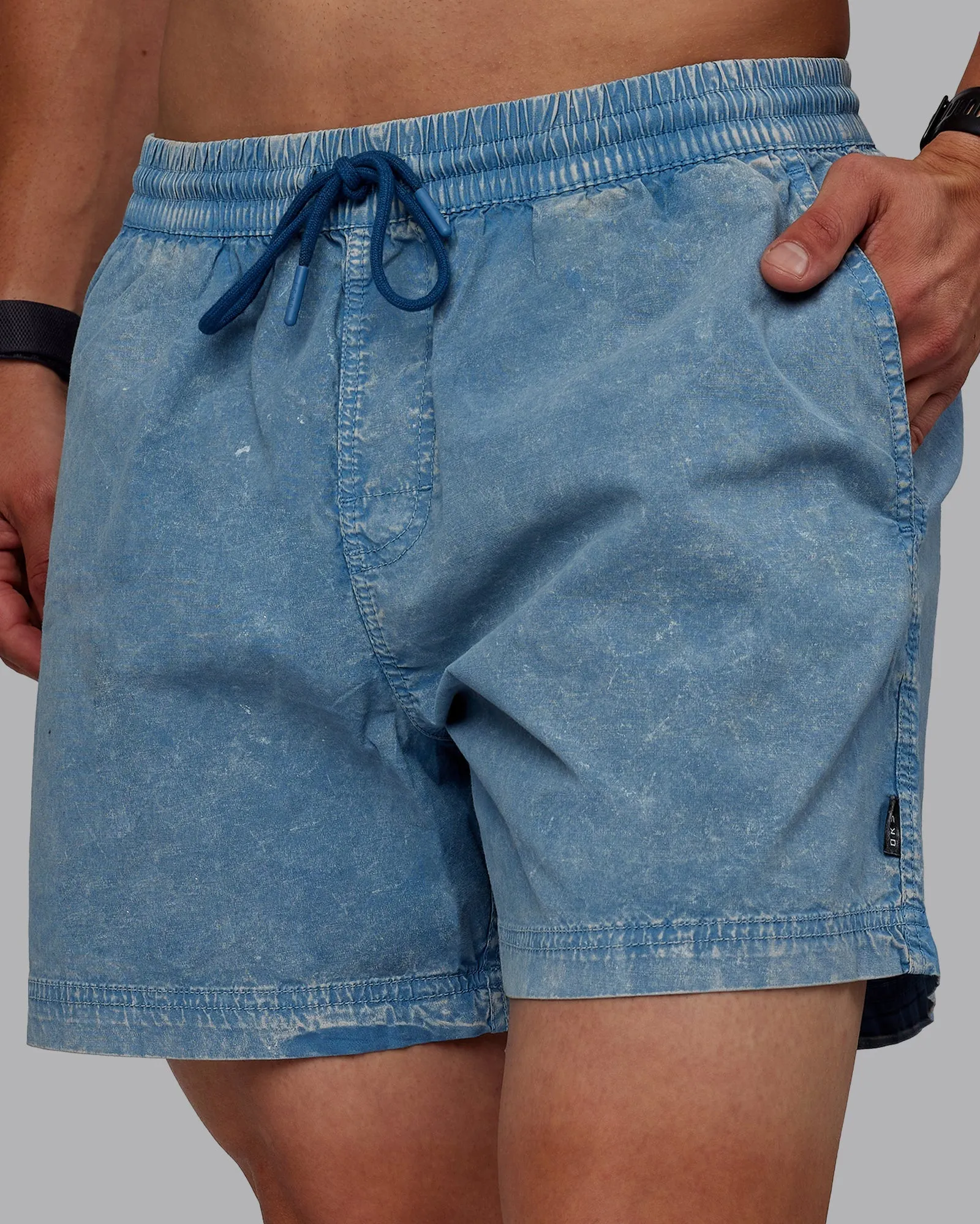 Washed Daily 5 Short - Elemental Blue