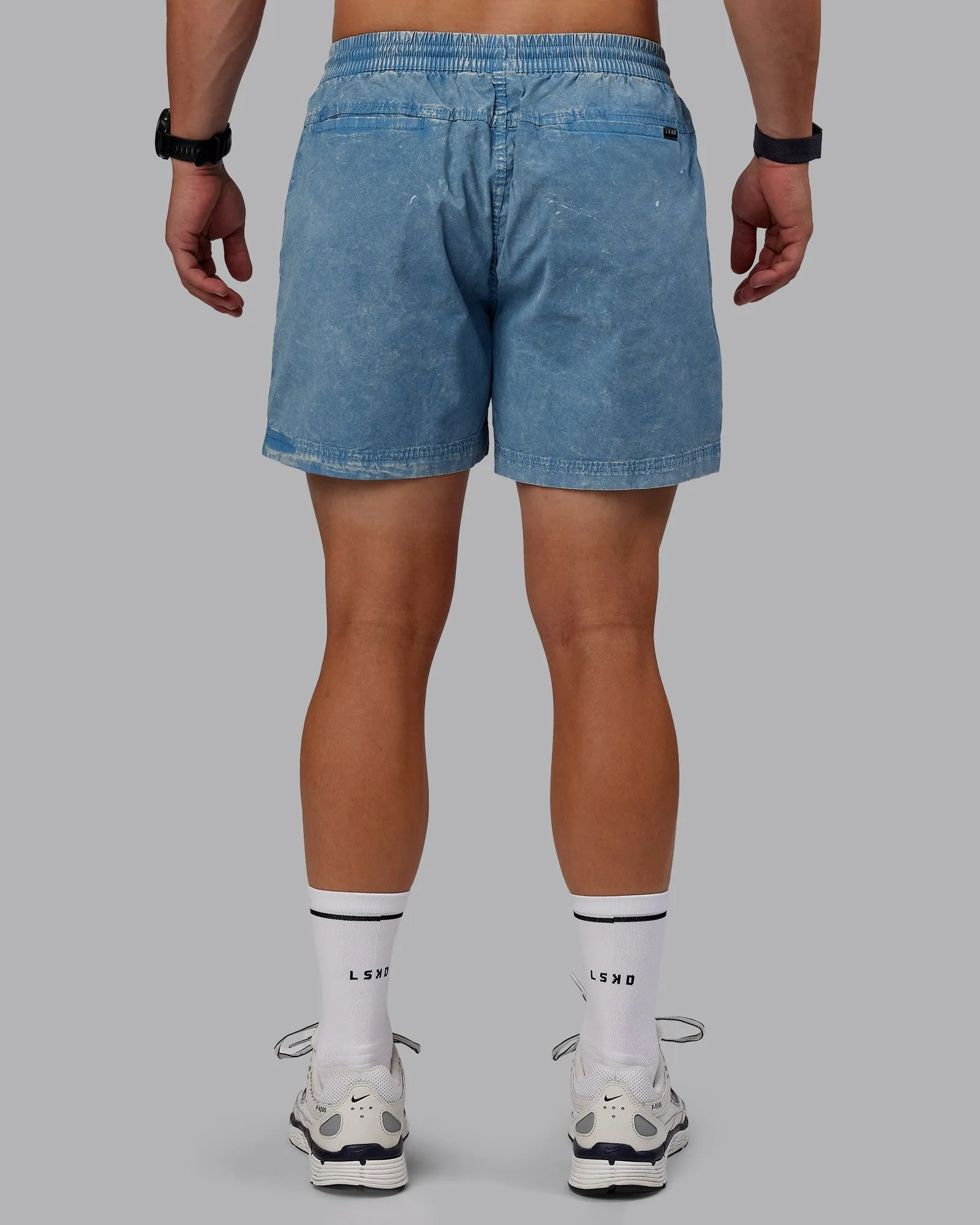 Washed Daily 5 Short - Elemental Blue